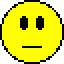 Disclaimer icon -- a face with a blank expression