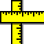 Entisoft Units icon -- two rulers crossed