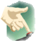 Run icon -- a hand
with the
 finger pressing a key