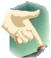 Run icon -- a hand
with the
 finger pressing a key